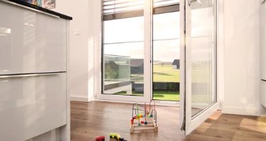 Bodentiefe Fenster mit Absturzsicherung